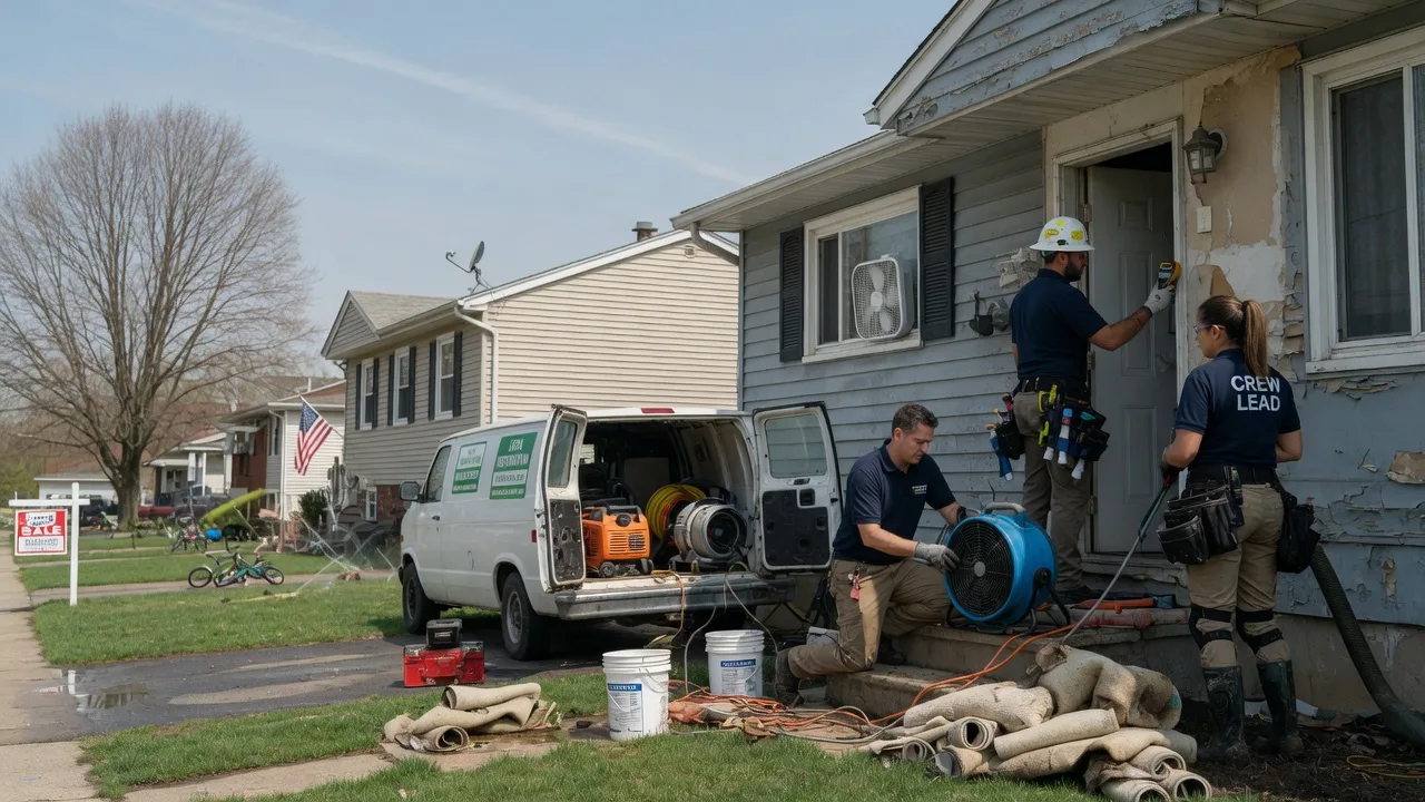 Flood Cleanup in Hillsdale, IL near me
