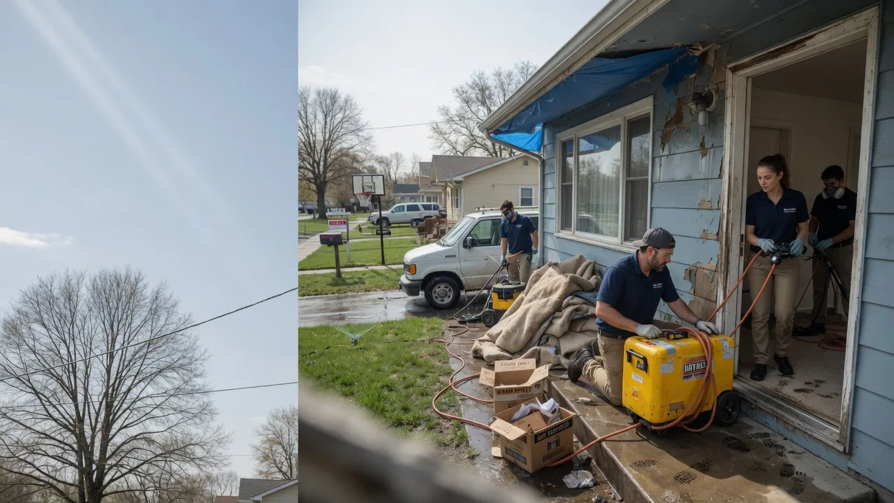 Basement Flood Cleanup in Hillsdale, IL near me